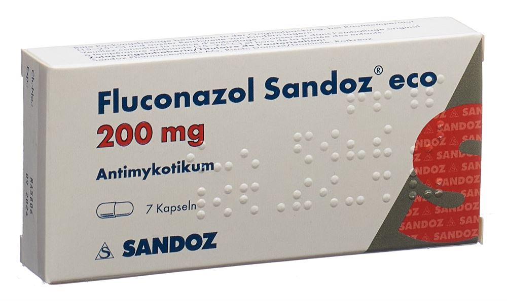 FLUCONAZOLE Sandoz eco caps 200 mg 2 pce