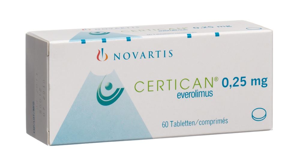 CERTICAN cpr 0.25 mg 6 x 10 pce