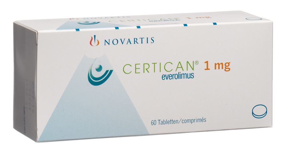 Certican 1 mg, Tabletten