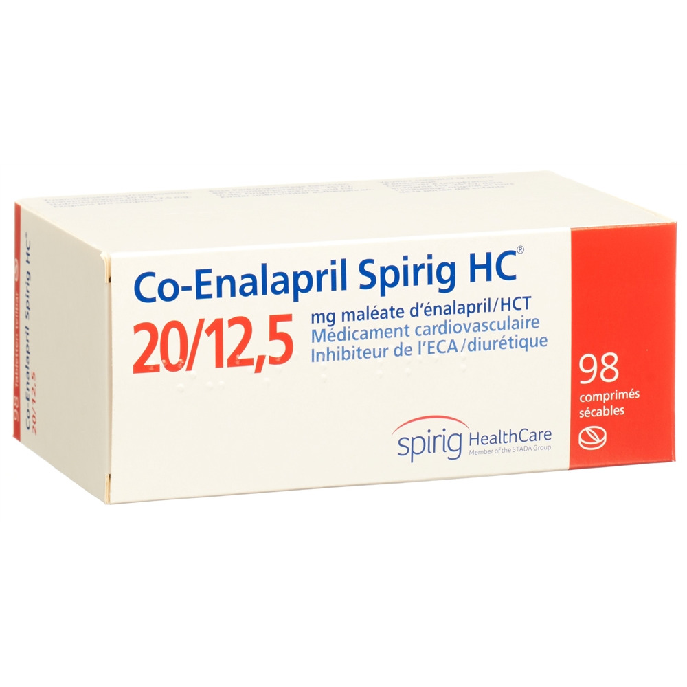 CO-ENALAPRIL Spirig HC cpr 20/12.5mg 98 pce