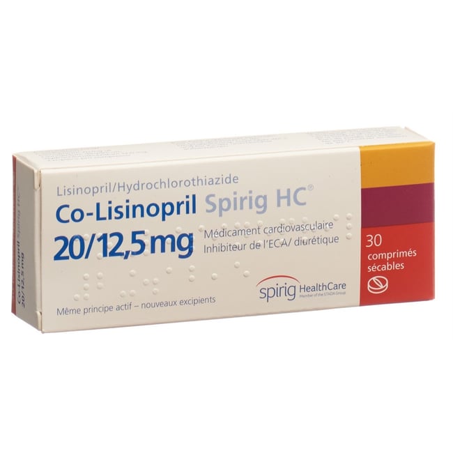 CO-ENALAPRIL Spirig HC cpr 20/12.5 mg 98 pce