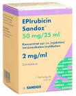 EPIRUBICINE Sandoz 50 mg/25ml flac 25 ml