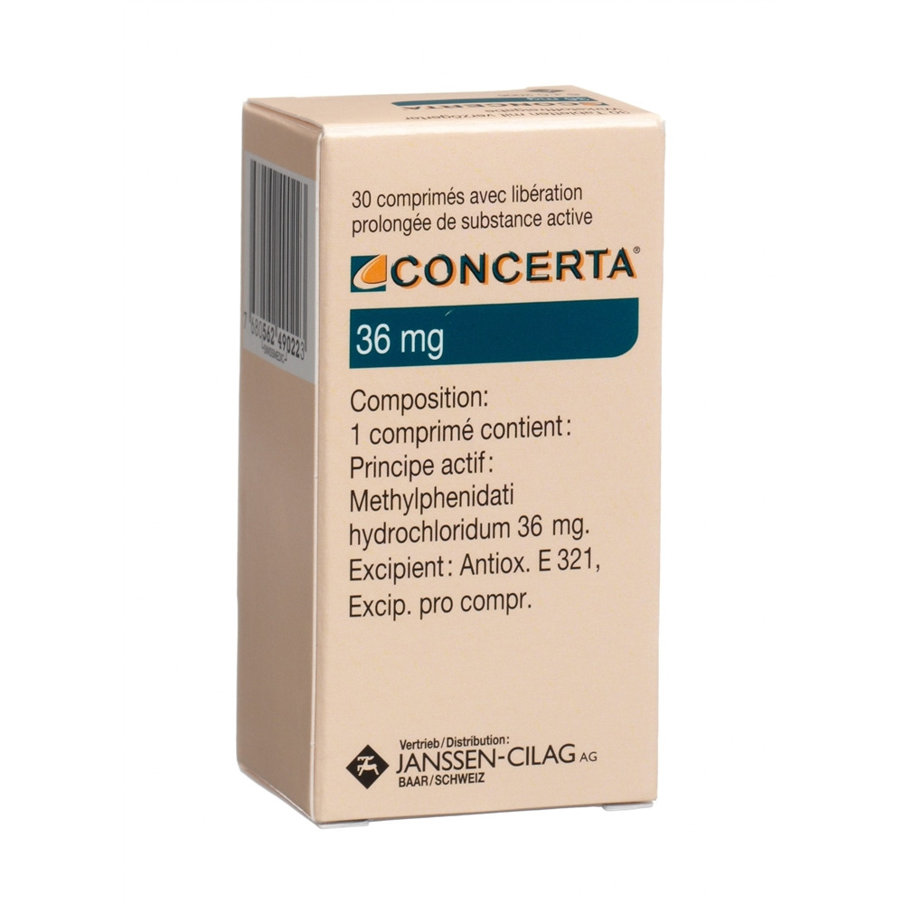 Concerta 36 mg, Retardtabletten