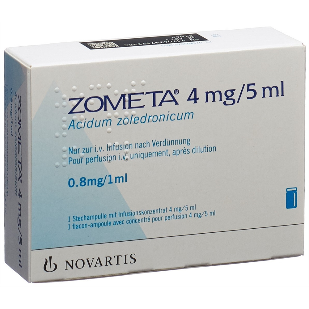 ZOMETA conc perf 4 mg/5ml flac 5 ml