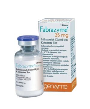 FABRAZYME subst sèche 35 mg flac