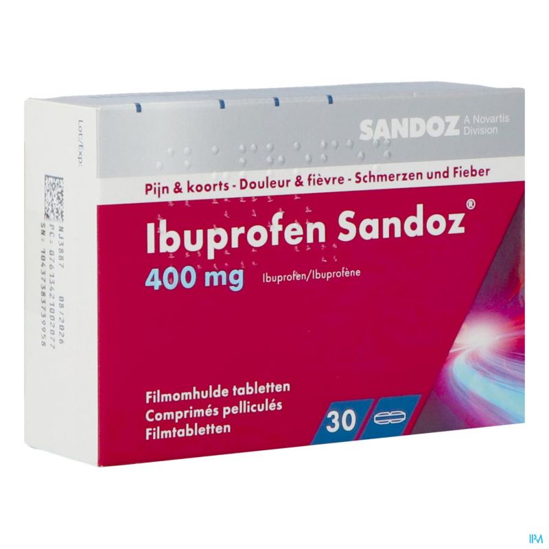 IBU Sandoz cpr pell 400 mg 10 pce