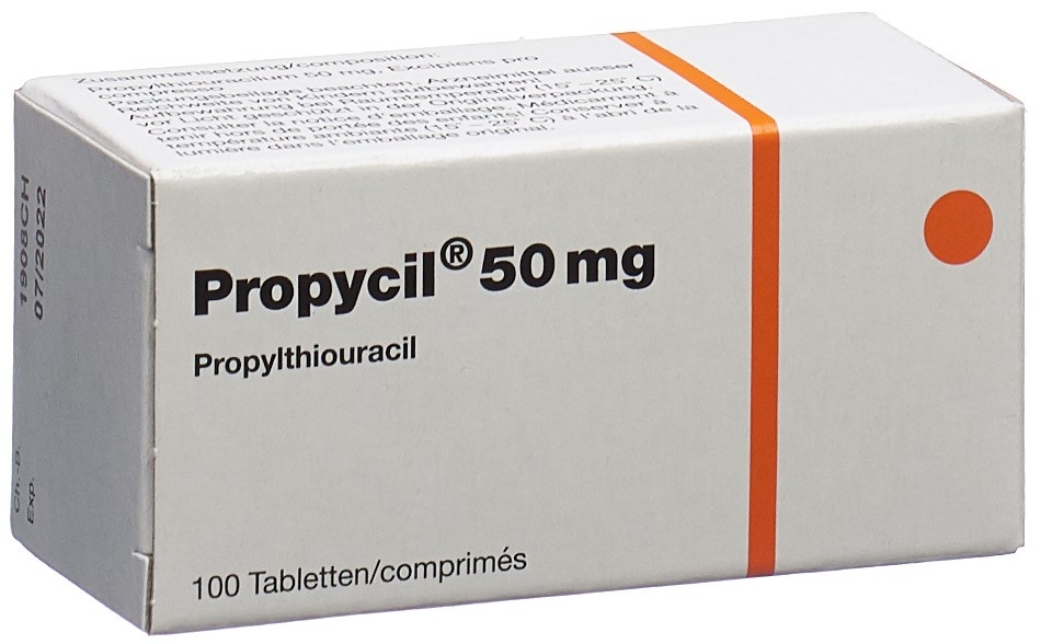 PROPYCIL cpr 50 mg fl 100 pce
