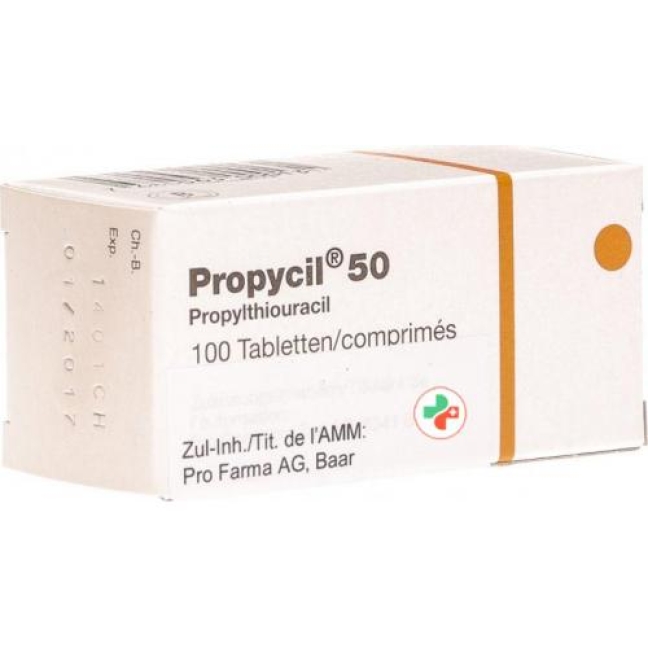 PROPYCIL cpr 50 mg fl 100 pce