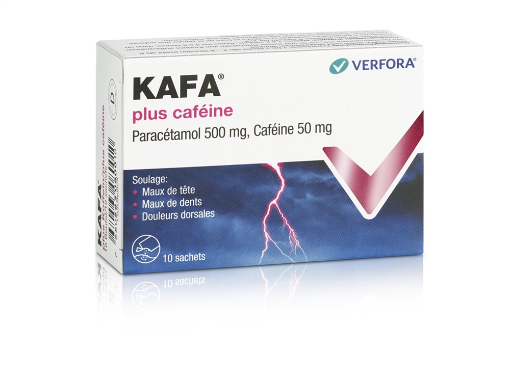 KAFA plus caféine pdr sach 10 pce
