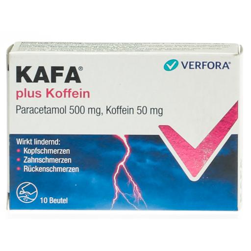 KAFA plus caféine pdr sach 10 pce