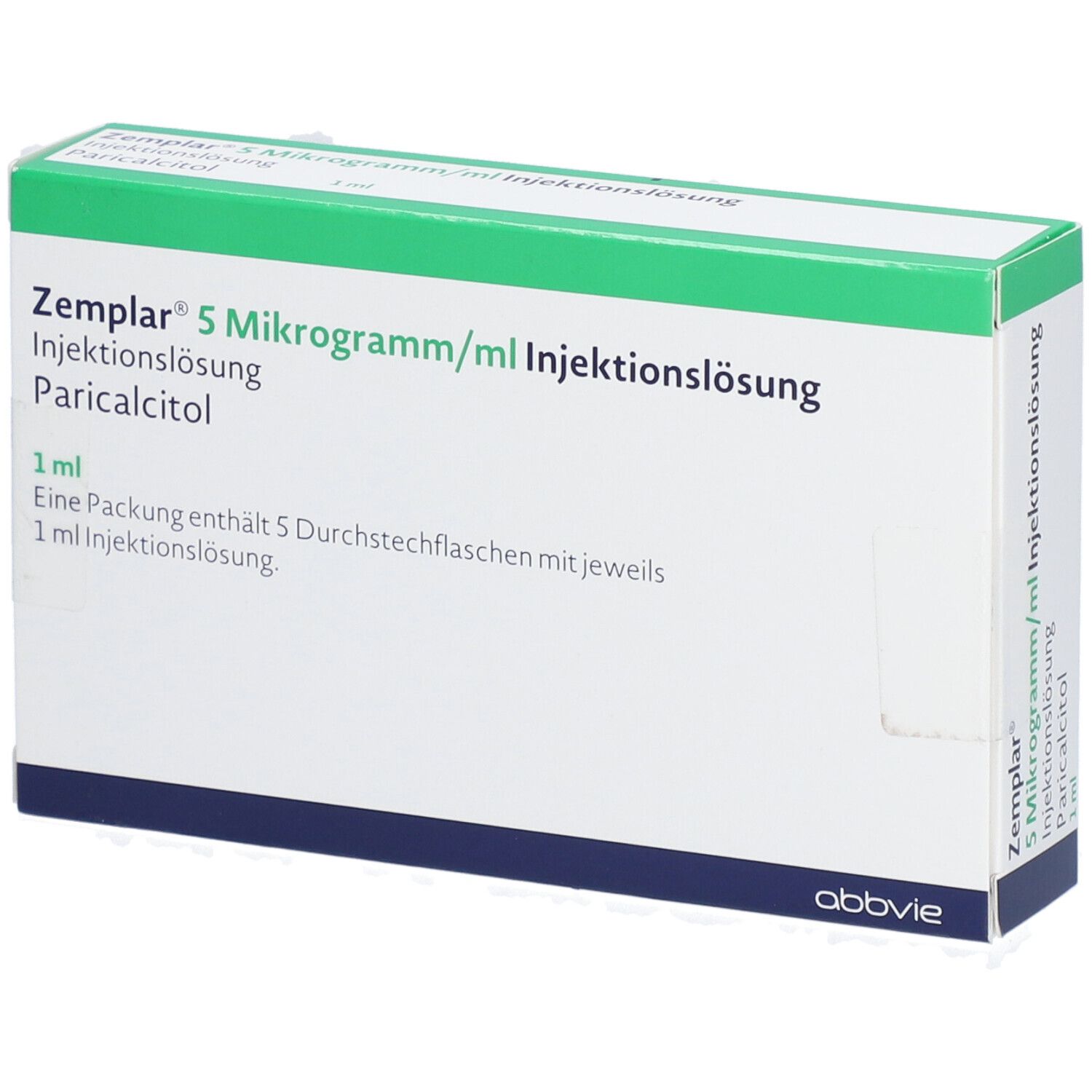 ZEMPLAR sol inj 2 mcg/ml 5 flac 1 ml