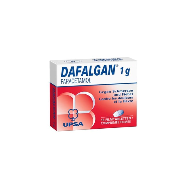 DAFALGAN cpr pell 1 g 16 pce