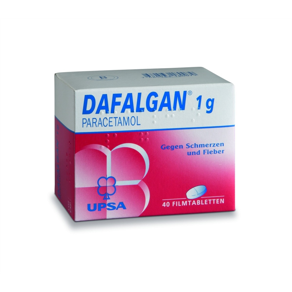 DAFALGAN cpr pell 1 g 40 pce