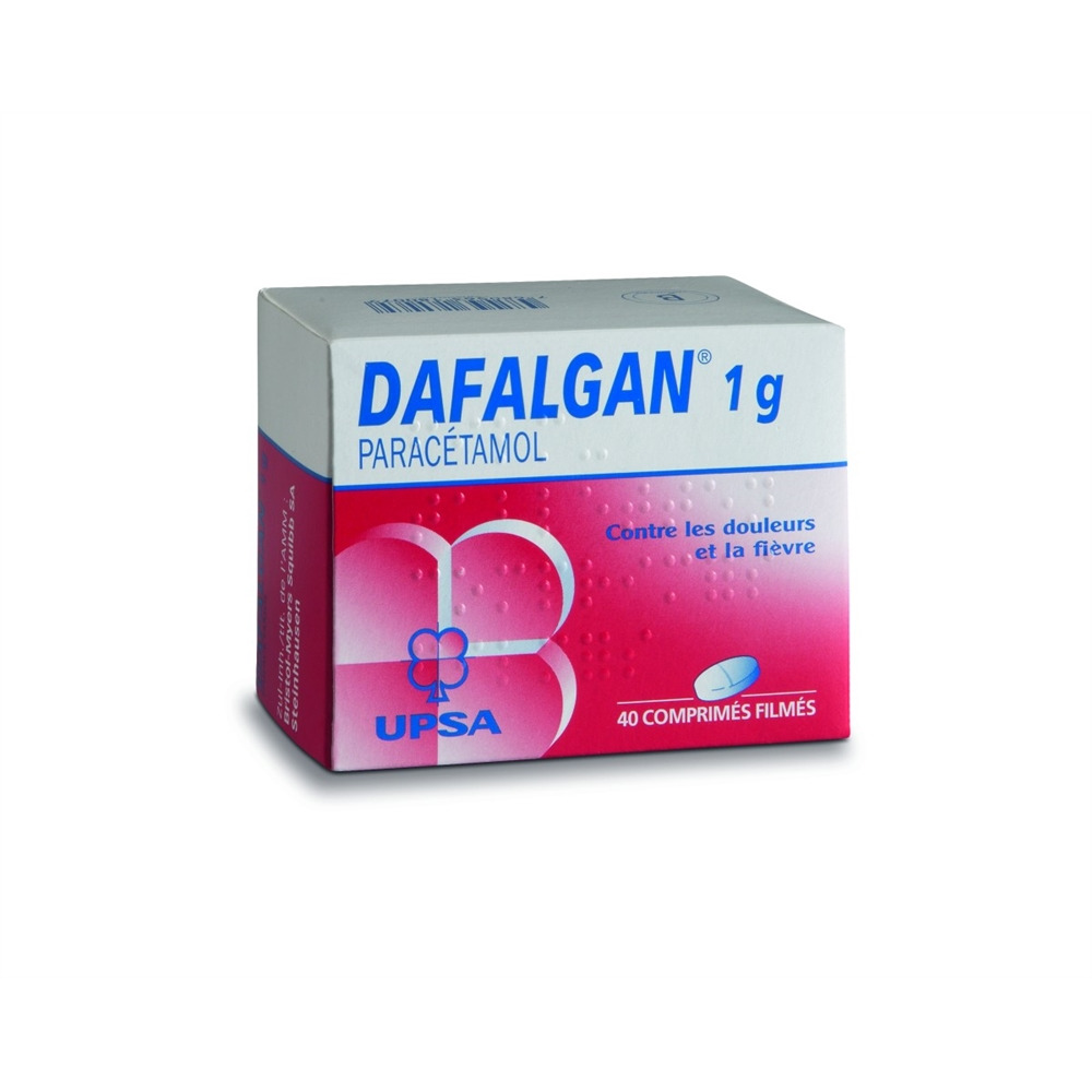 DAFALGAN cpr pell 1 g 40 pce