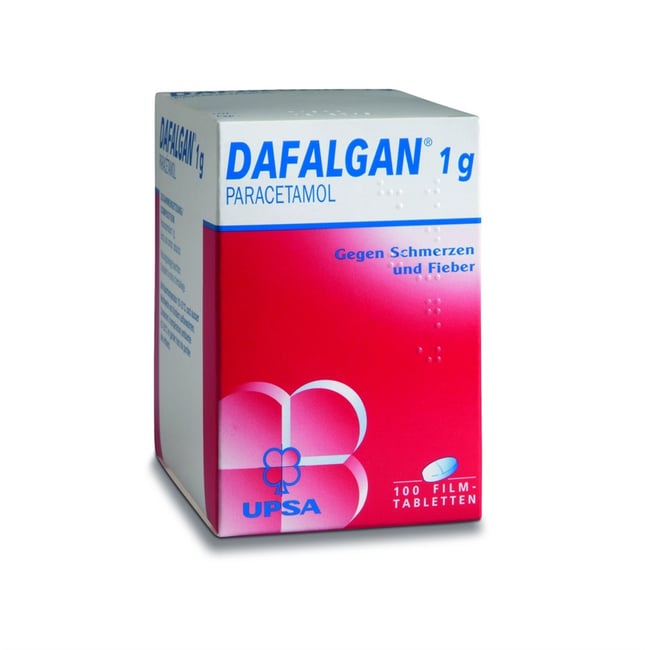 DAFALGAN cpr pell 1 g 100 pce