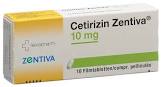 CETIRIZIN Zentiva cpr pell 10 mg 10 pce