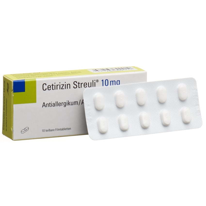CETIRIZINE Streuli cpr pell 10 mg 30 pce