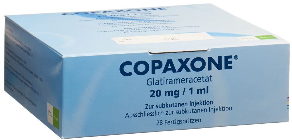 Copaxone 20mg/ml, Injektionslösung in einer Fertigspritze