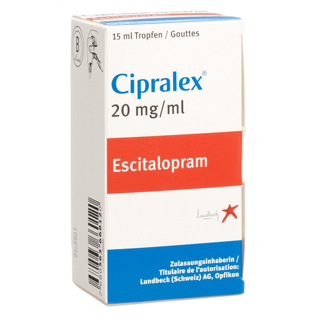 CIPRALEX gouttes buvable 20 mg/ml flac 15 ml