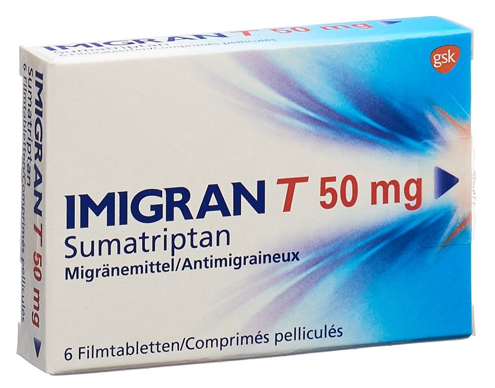 IMIGRAN T cpr pell 50 mg 6 pce