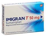 IMIGRAN T cpr pell 50 mg 6 pce