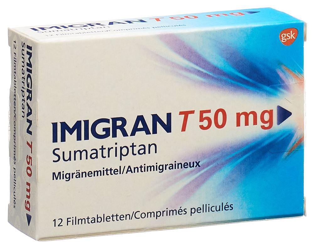 Imigran T 50 mg, Filmtabletten