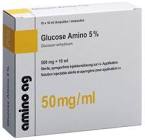 GLUCOSE Amino sol inj 5 % 10ml amp 100 pce