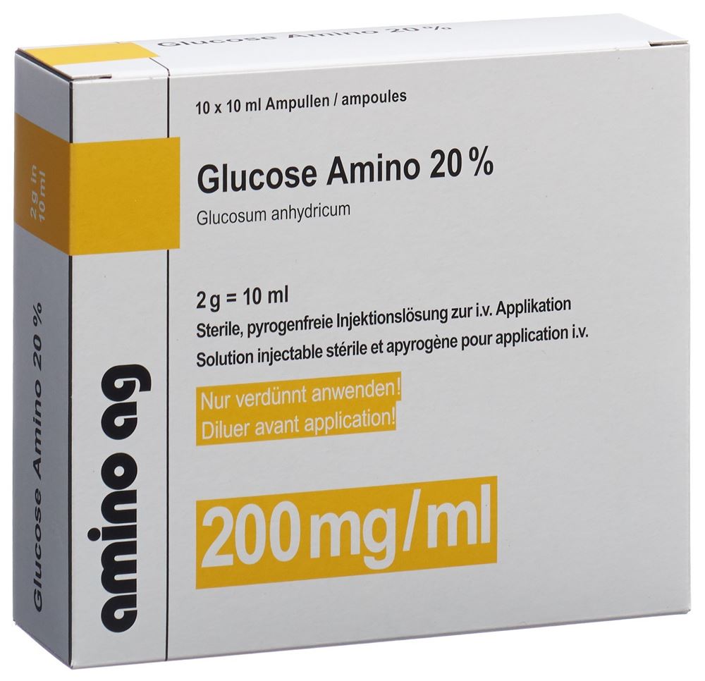 Glucose Amino 20%, Injektionslösung