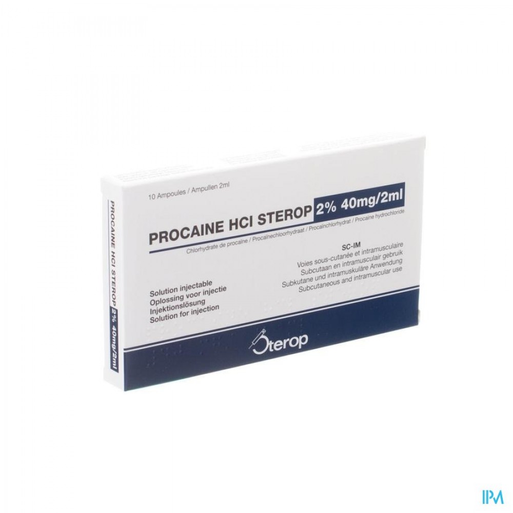 Procain HCl Amino 20 mg/ml, Injektionslösung