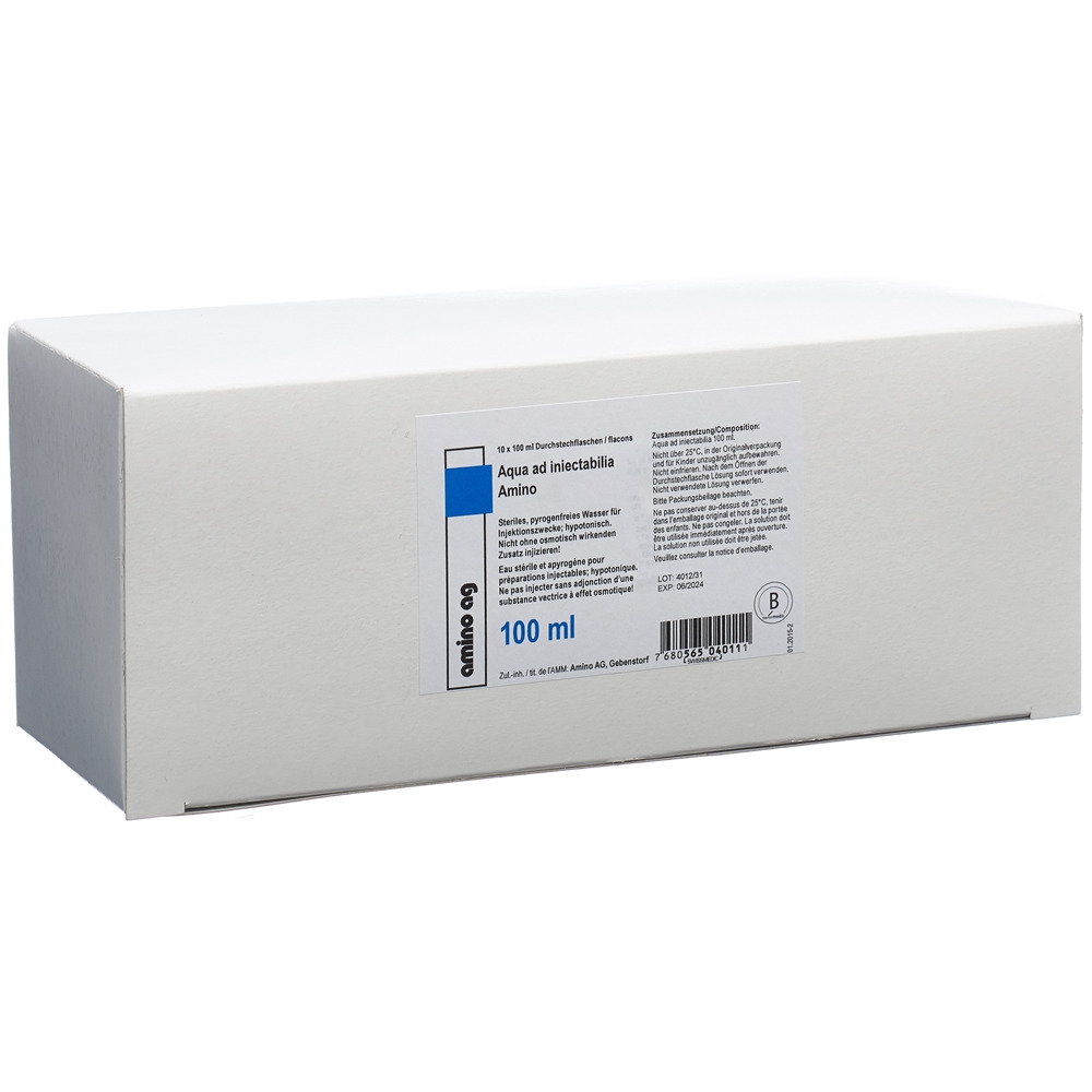 AQUA AD INJ Amino sol inj 100ml flac 10 pce