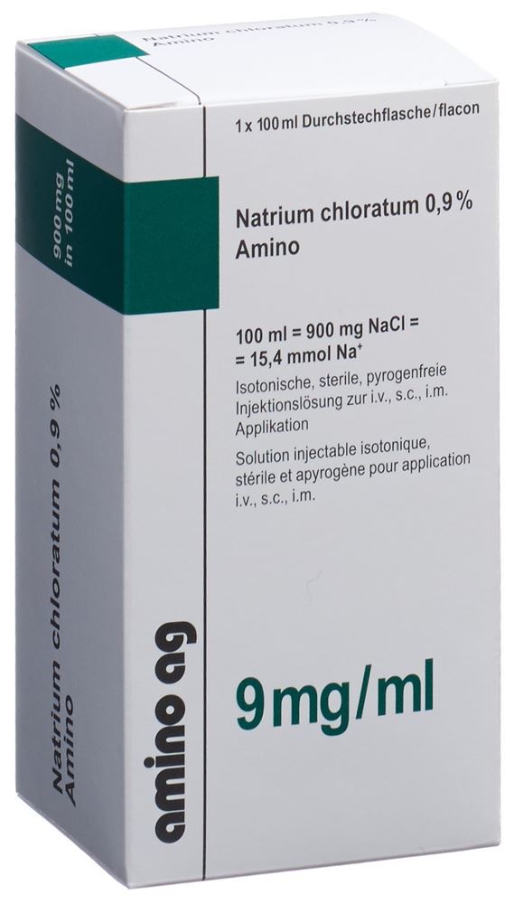 NACL Amino sol inj 0.9 % 100ml flac