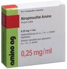 Atropinsulfat Amino 0,25 mg, Injektionslösung