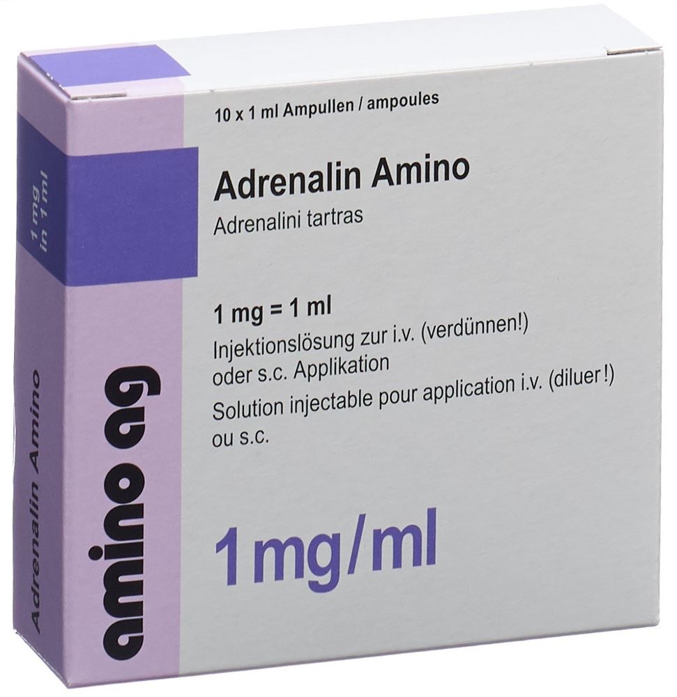 Adrenalin Amino 1 mg/ml, Injektionslösung