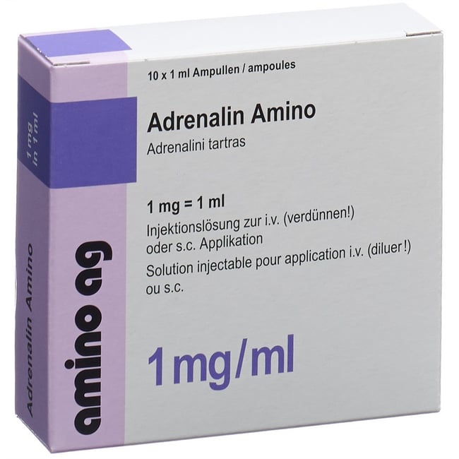 Adrenalin Amino 1 mg/ml, Injektionslösung
