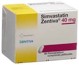 Simvastatin Zentiva 40 mg, Filmtabletten