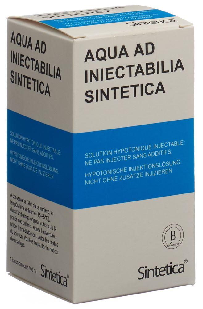 Aqua ad iniectabilia Sintetica, solution injectable