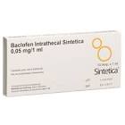BACLOFEN Intrathecal Sint 0.05 mg/1ml 10 amp 1 ml
