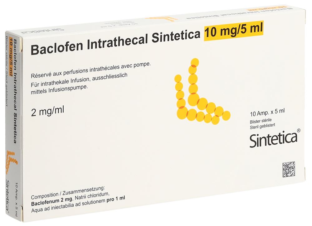 BACLOFEN Intrath Sint 10 mg/5ml bli st 10 amp 5 ml