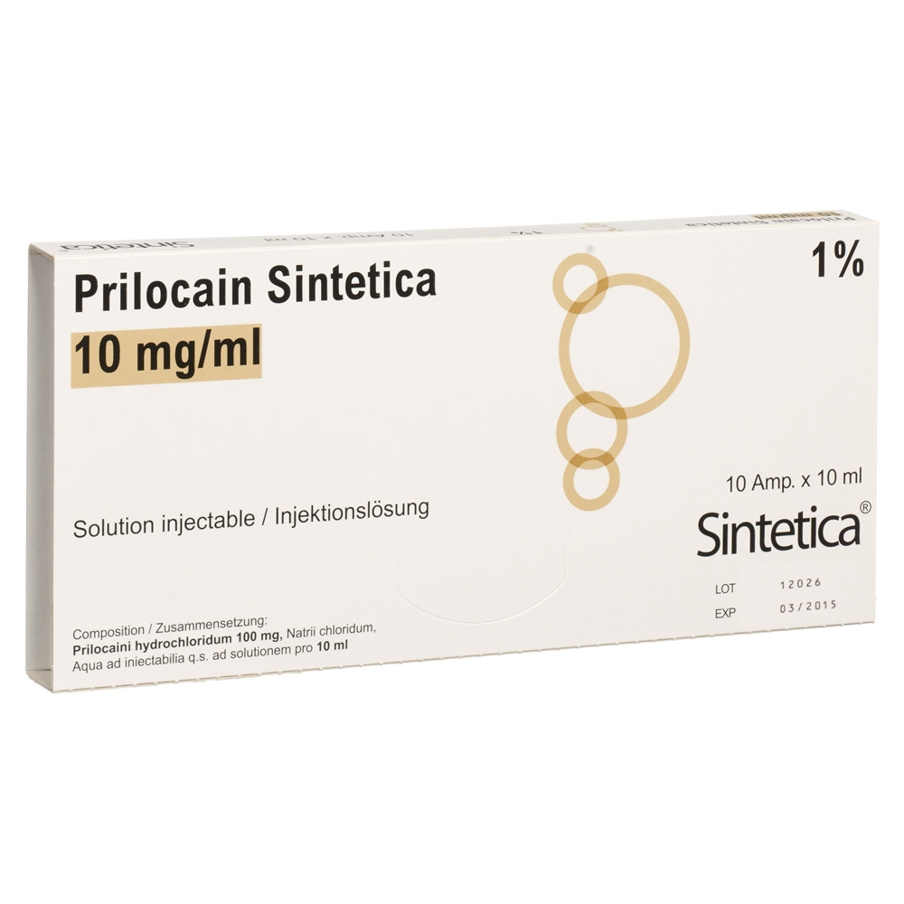 Prilocain Sintetica 5 mg/ml, soluzione iniettabile