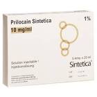 Prilocain Sintetica 10 mg/ml, soluzione iniettabile