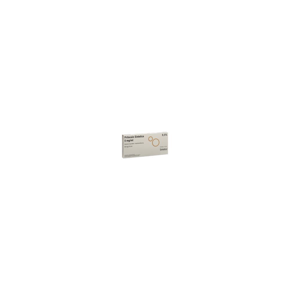 Prilocain Sintetica 10 mg/ml, soluzione iniettabile