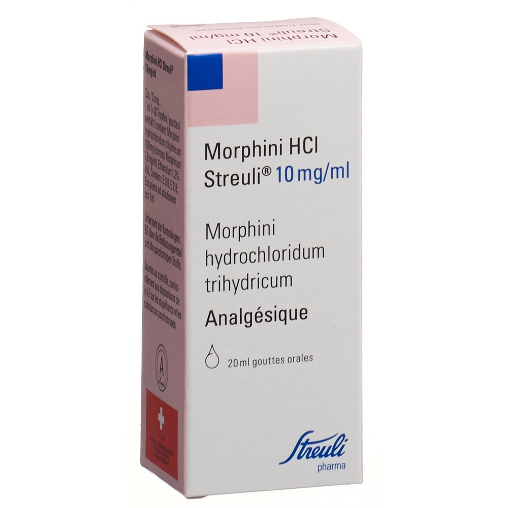 MORPHINI HCL Streuli gouttes 10 mg/ml fl 20 ml