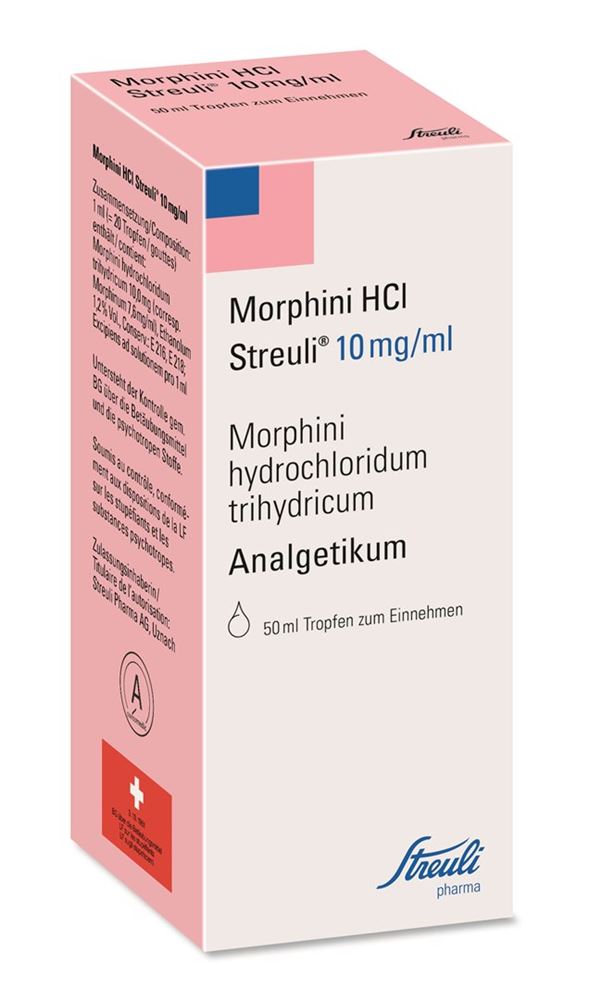 MORPHINI HCL Streuli gouttes 10 mg/ml fl 50 ml