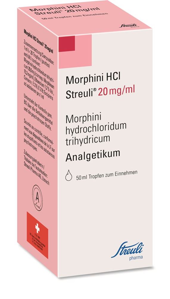 Morphini HCl Streuli 20 mg/ml, Tropfen zum Einnehmen
