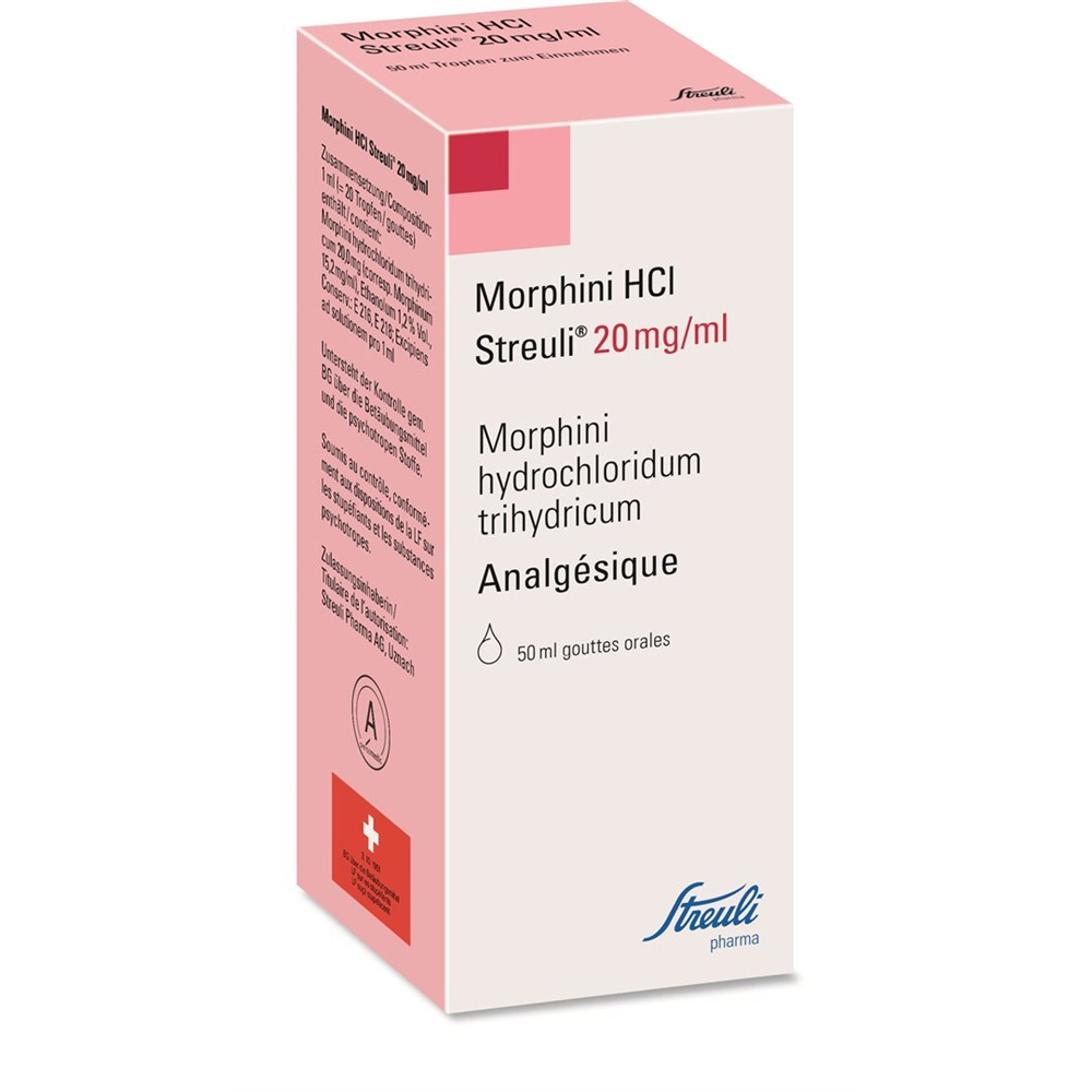 Morphini HCl Streuli 20 mg/ml, Tropfen zum Einnehmen