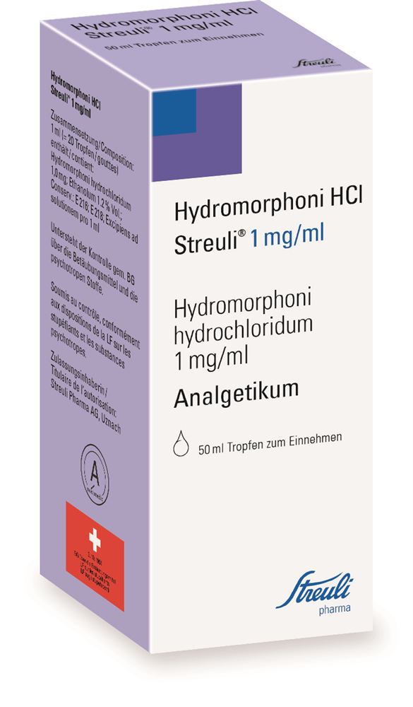 HYDROMORPHONI HCL Streuli gouttes 1 mg/ml fl 50 ml