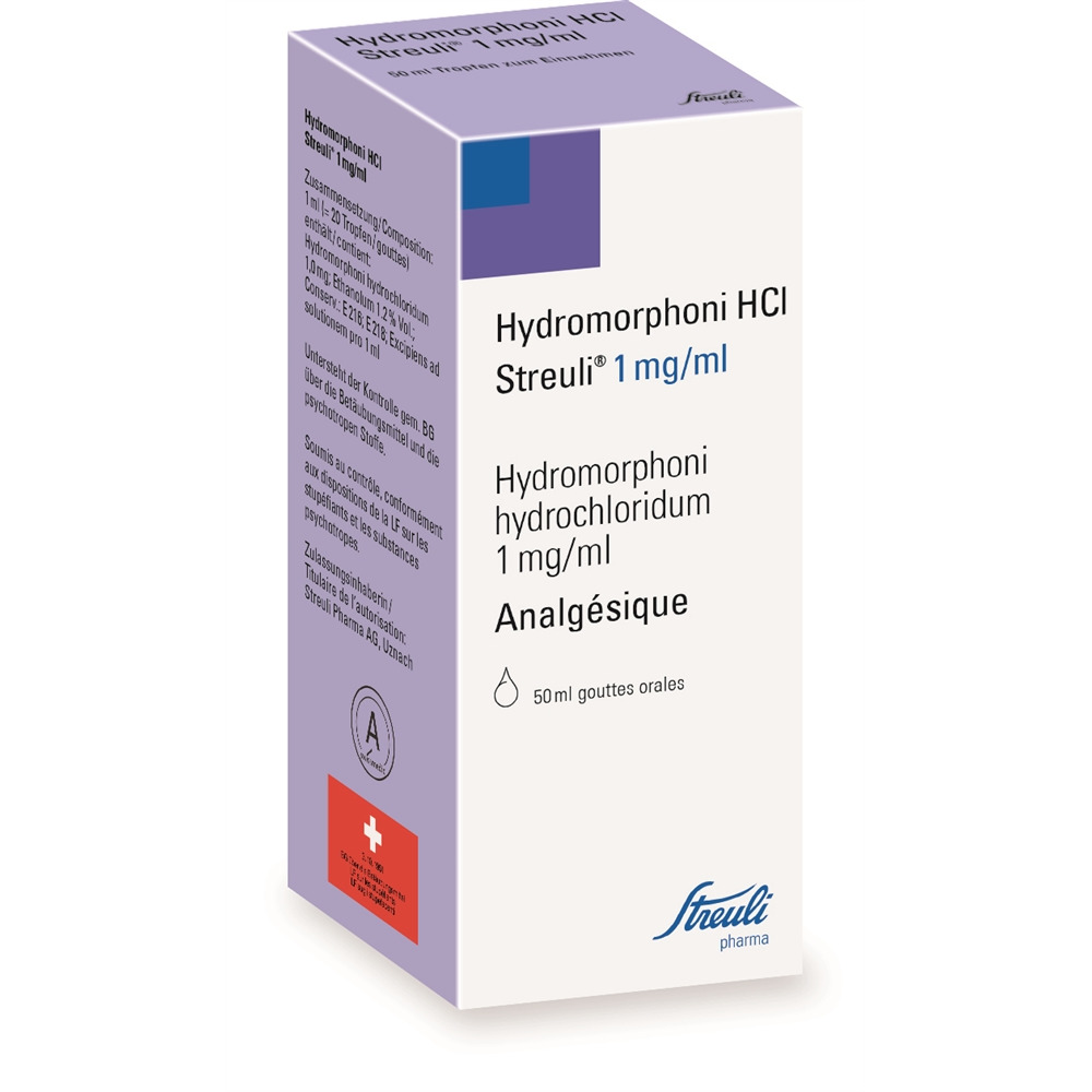 HYDROMORPHONI HCL Streuli gouttes 1 mg/ml fl 50 ml