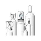 Sauerstoff medizinal Carbagas 300 bar, Gas zur medizinischen Anwendung, druckverdichtet