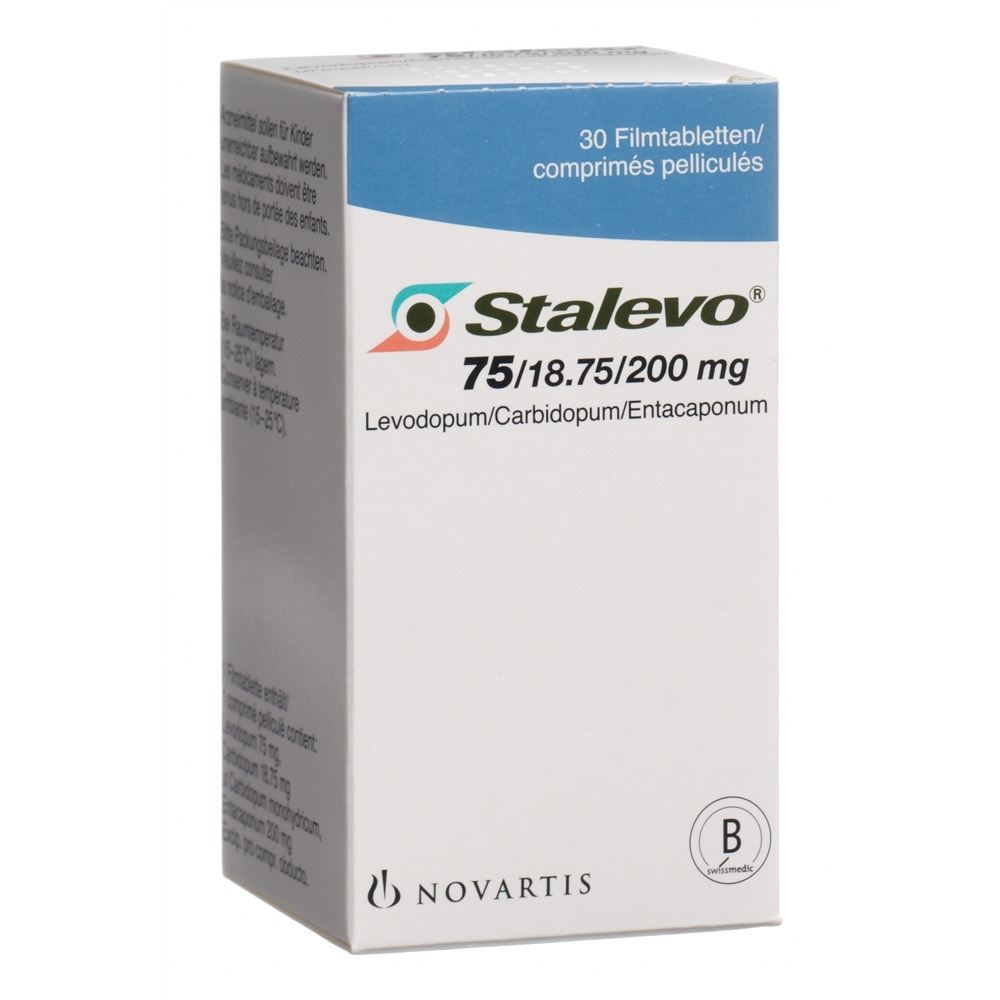 STALEVO cpr pell 75/18.75/200mg bte 30 pce