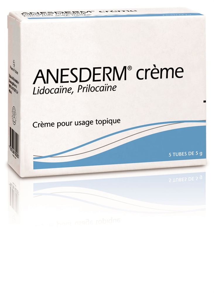 ANESDERM crème 5 % 5 tb 5 g